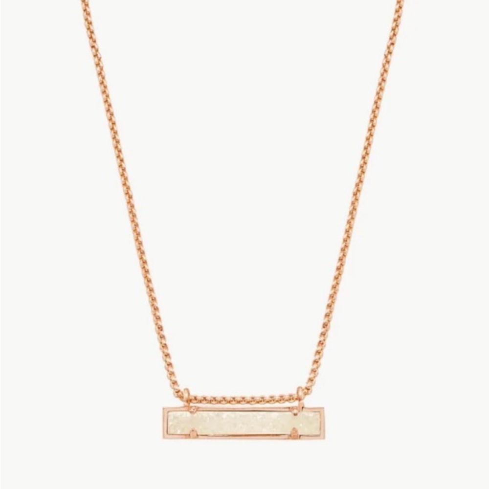 Kendra Scott Leonor necklace- rose gold